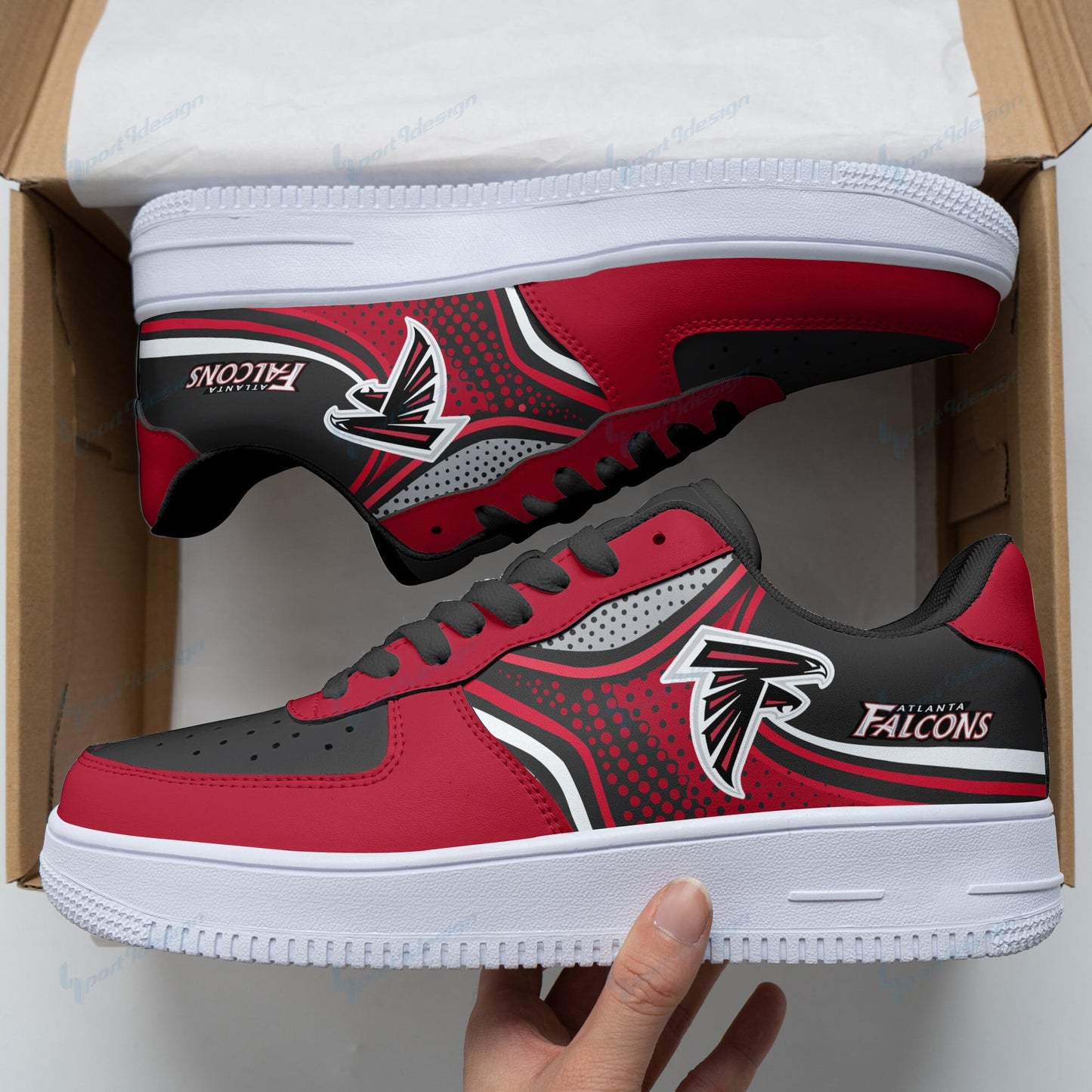 Footwearstorm Atlanta Falcons Air Low-Top Sneakers Shoes For Men And Women 120549