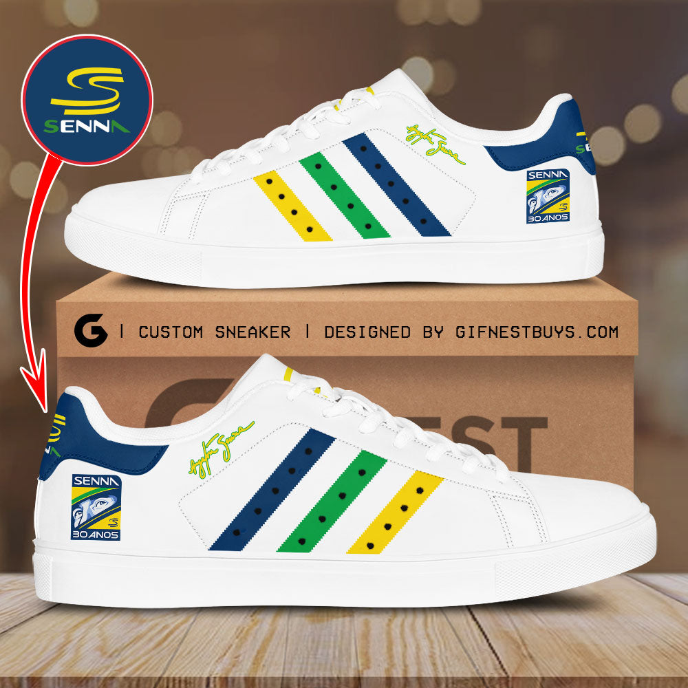 Footwearstorm Ayrton Senna Skate Stan Shoes Sneakes For Men And Women 1