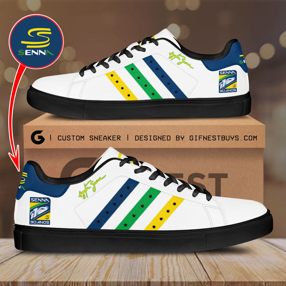 Footwearstorm Ayrton Senna Skate Stan Shoes Sneakes For Men And Women 1