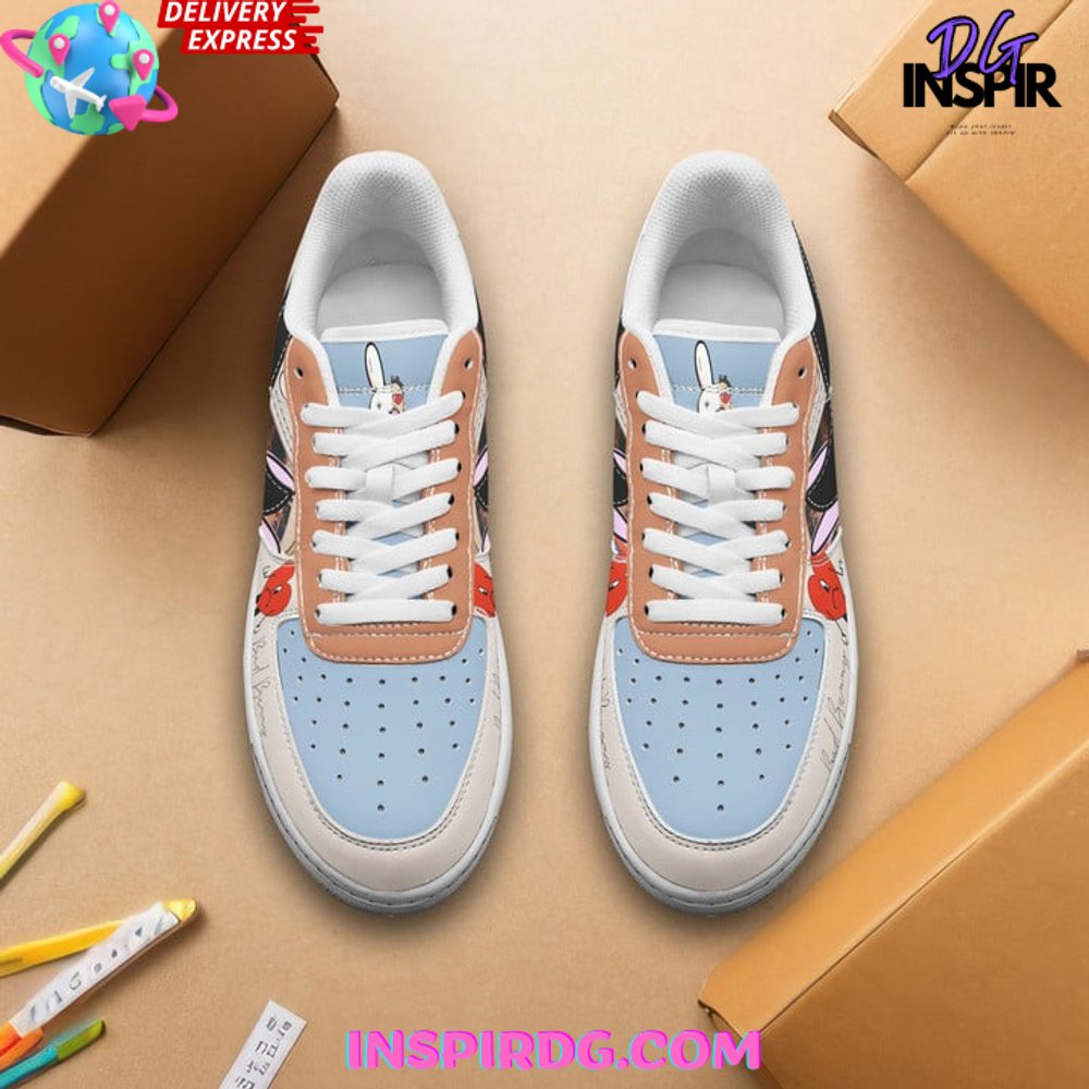 Footwearstorm Bad Bunny Air Low-Top Sneakers Shoes For Men And Women 2