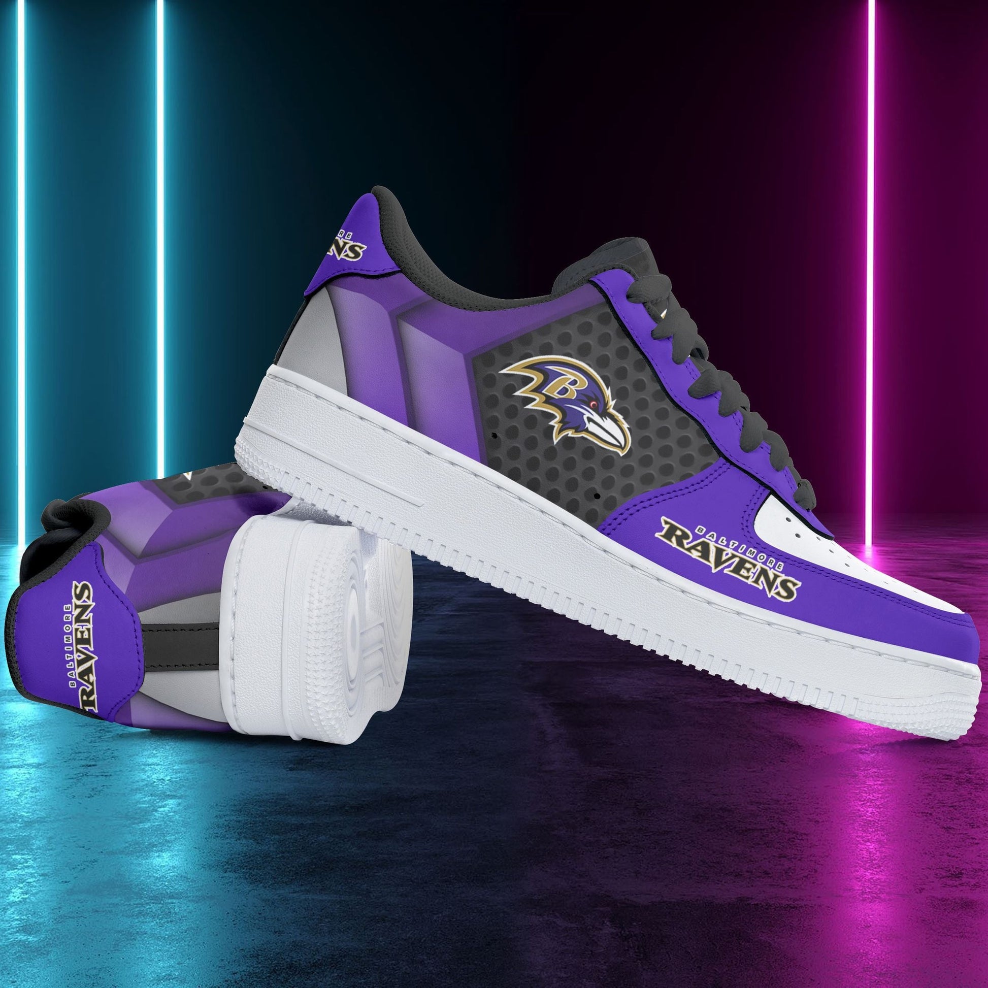 Footwearstorm Baltimore Ravens Air Low-Top Sneakers Shoes For Men And Women 1205101