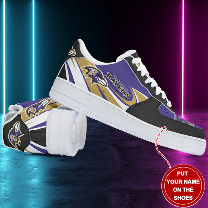 Footwearstorm Baltimore Ravens Air Low-Top Sneakers Shoes For Men And Women 120585