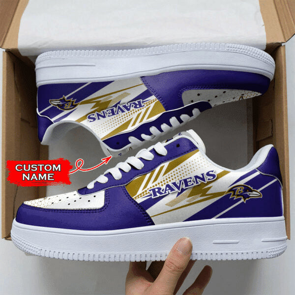 Footwearstorm Baltimore Ravens NFL Air Low-Top Sneakers Shoes For Men And Women 1205678