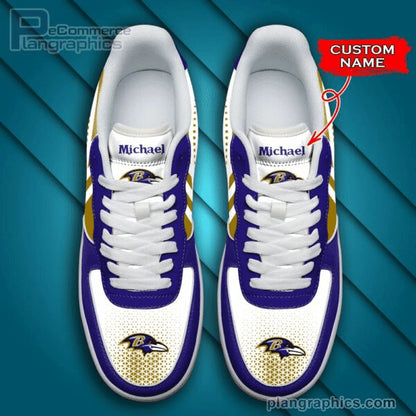 Footwearstorm Baltimore Ravens NFL Air Low-Top Sneakers Shoes For Men And Women 1205678