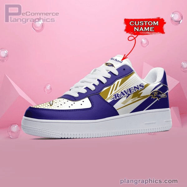 Footwearstorm Baltimore Ravens NFL Air Low-Top Sneakers Shoes For Men And Women 1205678