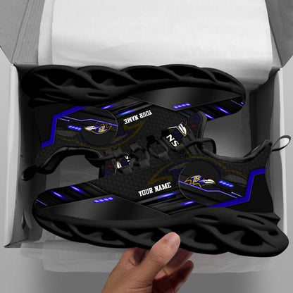 Footwearstorm Baltimore Ravens NFL Max Soul Shoes Sneakers For Men And Women 2