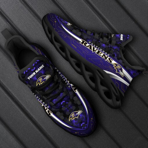 Footwearstorm Baltimore Ravens NFL Max Soul Shoes Sneakers For Men And Women 5