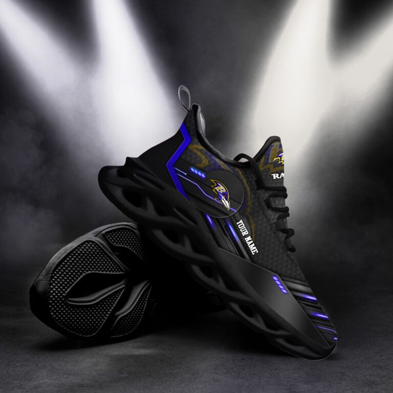 Footwearstorm Baltimore Ravens NFL Max Soul Shoes Sneakers For Men And Women 2