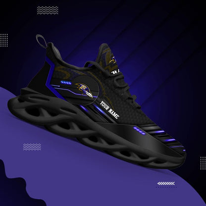 Footwearstorm Baltimore Ravens NFL Max Soul Shoes Sneakers For Men And Women 2