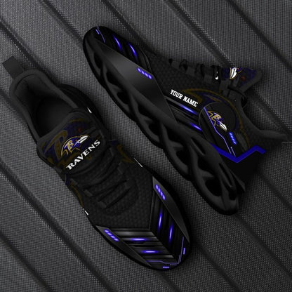 Footwearstorm Baltimore Ravens NFL Max Soul Shoes Sneakers For Men And Women 2