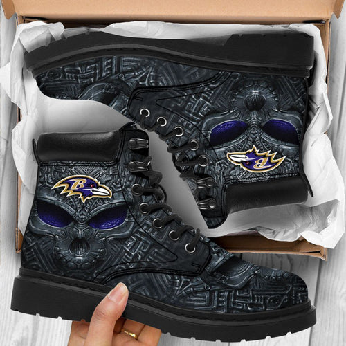Footwearstorm Baltimore Ravens TBL Boots Shoes For Men And Women 4