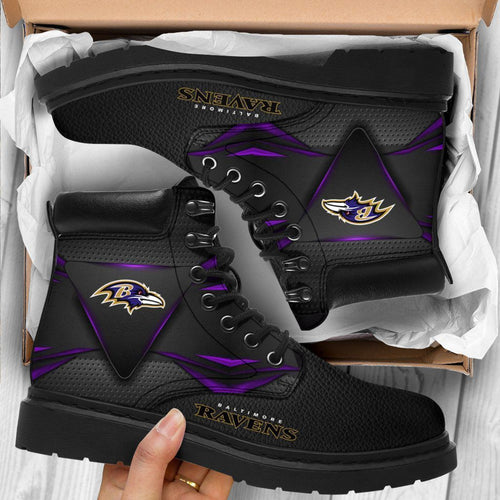 Footwearstorm Baltimore Ravens TBL Boots Shoes For Men And Women 3