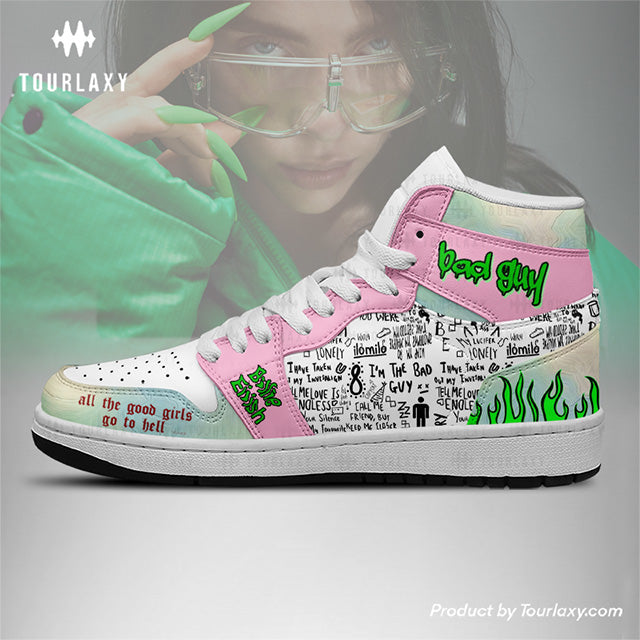 Footwearstorm Billie Eilish AJ1 High Sneakers Shoes For Men And Women 3