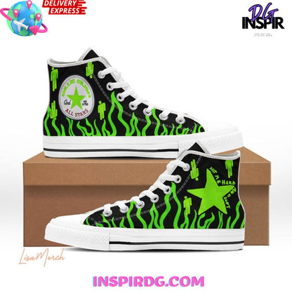 Footwearstorm Billie Eilish High Top Canvas Sneakers Shoes For Men And Women 1