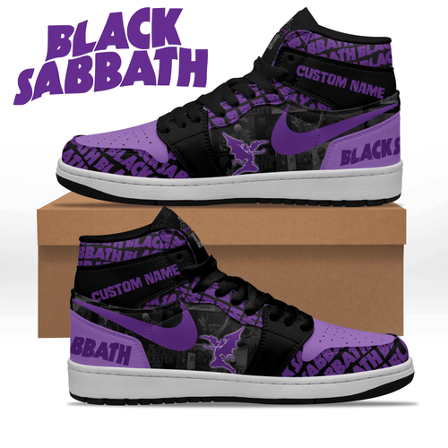 Footwearstorm Black Sabbath AJ1 High Sneakers Shoes For Men And Women 1