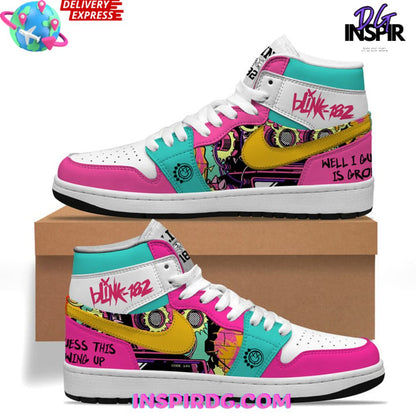 Footwearstorm Blink-182 AJ1 High Sneakers Shoes For Men And Women 1