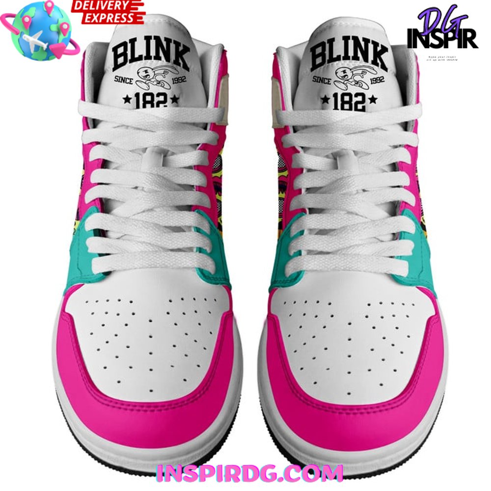 Footwearstorm Blink-182 AJ1 High Sneakers Shoes For Men And Women 1