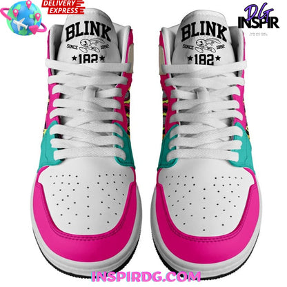 Footwearstorm Blink-182 AJ1 High Sneakers Shoes For Men And Women 1