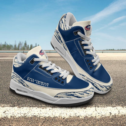 Footwearstorm Blue Jackets AJ3 Sneakers Shoes For Men And Women