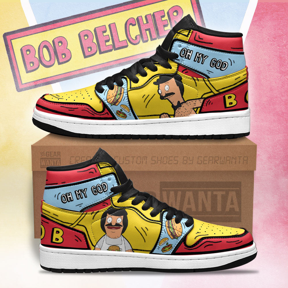 Footwearstorm Bob Bob's Burger AJ1 High Sneakers Shoes For Men And Women 1