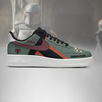 Footwearstorm Boba Fett Air Low-Top Sneakers Shoes For Men And Women 1