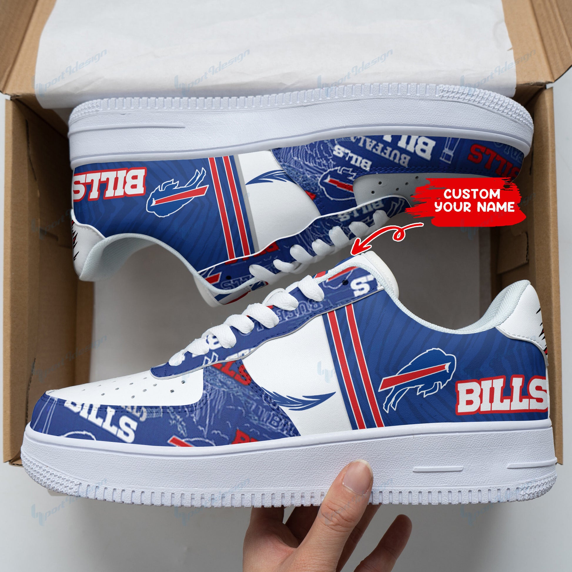 Footwearstorm Buffalo Bills NFL Air Low-Top Sneakers Shoes For Men And Women 1205403