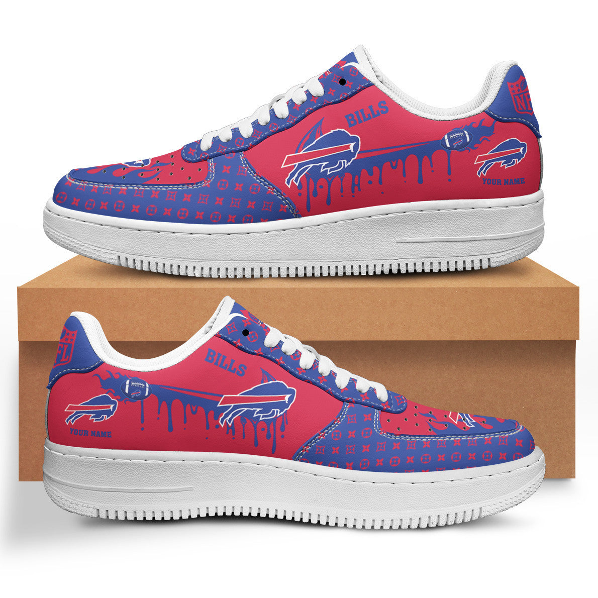 Footwearstorm Buffalo Bills NFL Air Low-Top Sneakers Shoes For Men And Women 1205640