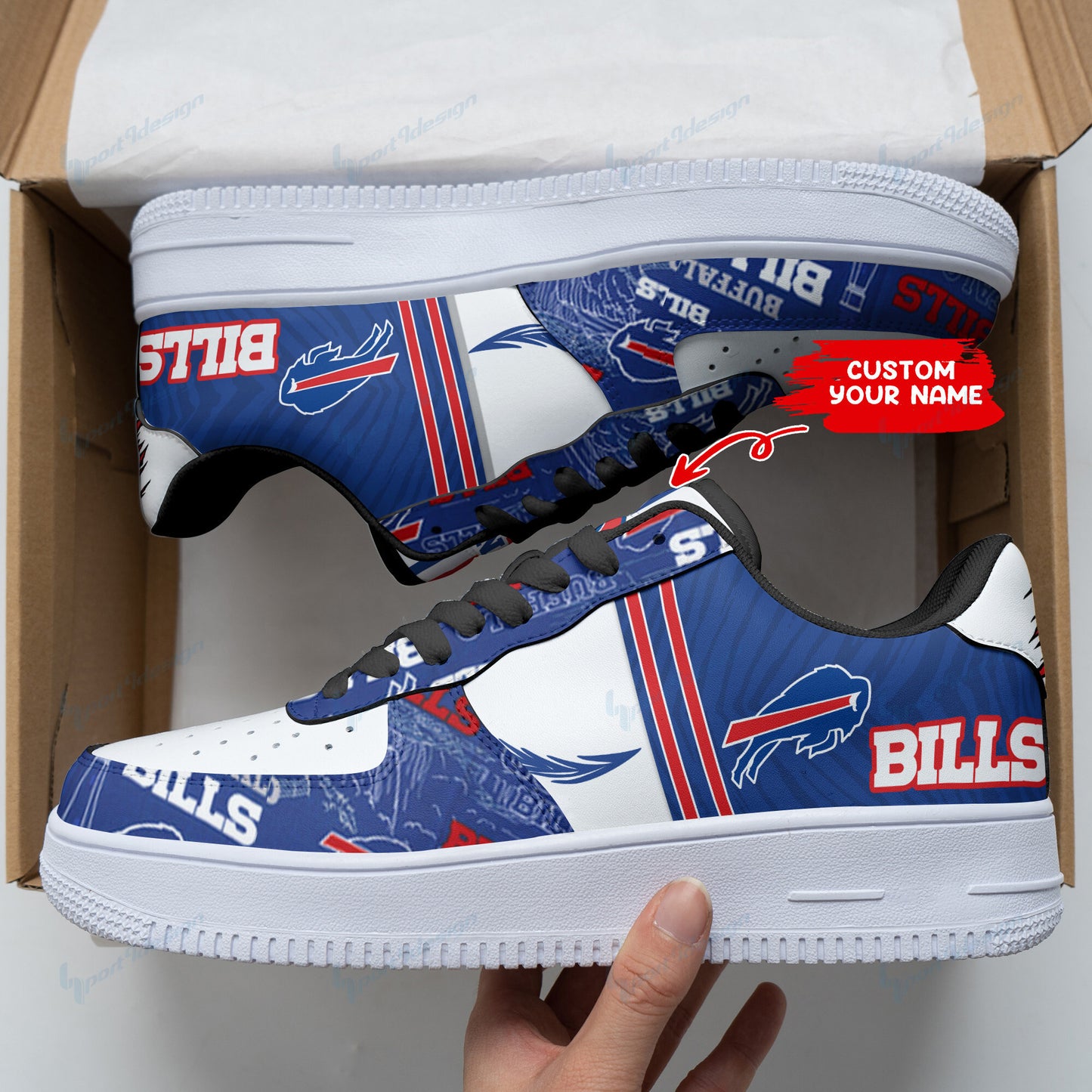 Footwearstorm Buffalo Bills NFL Air Low-Top Sneakers Shoes For Men And Women 1205403