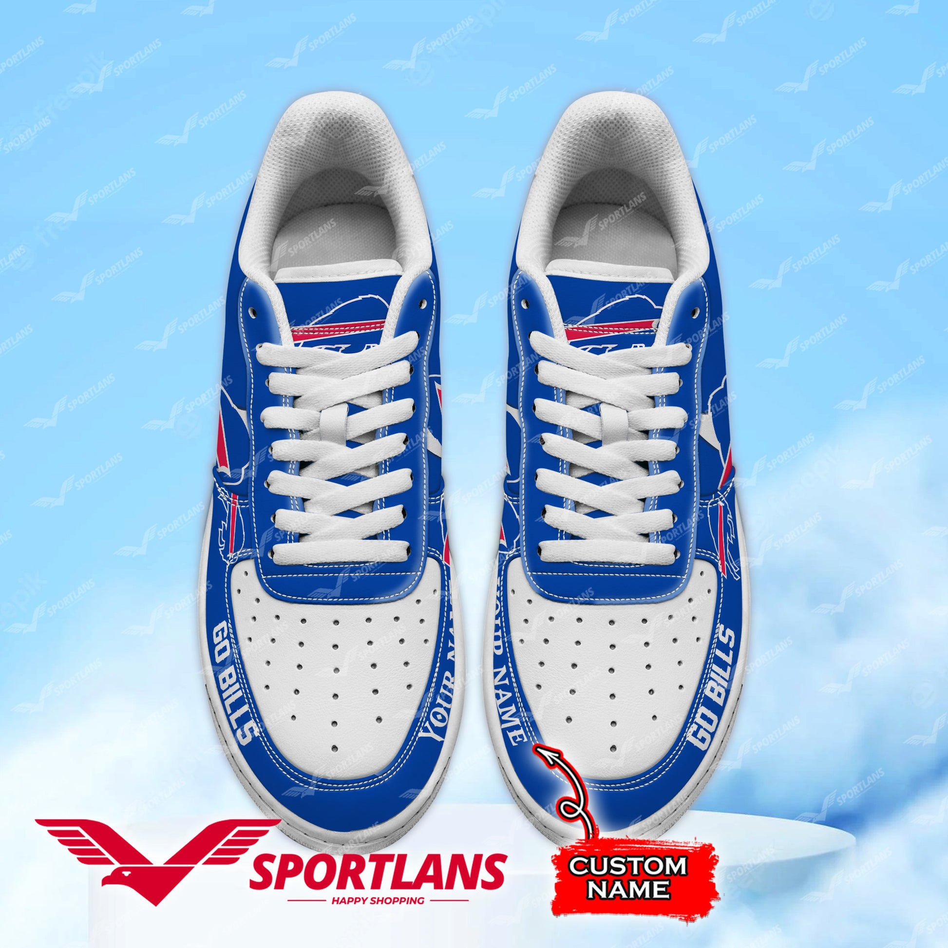 Footwearstorm Buffalo Bills NFL Air Low-Top Sneakers Shoes For Men And Women 1205650