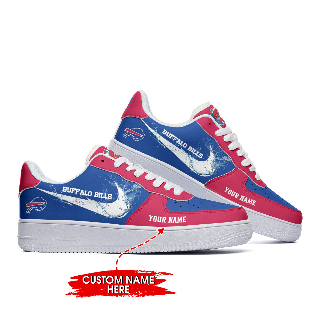 Footwearstorm Buffalo Bills NFL Air Low-Top Sneakers Shoes For Men And Women 1205399