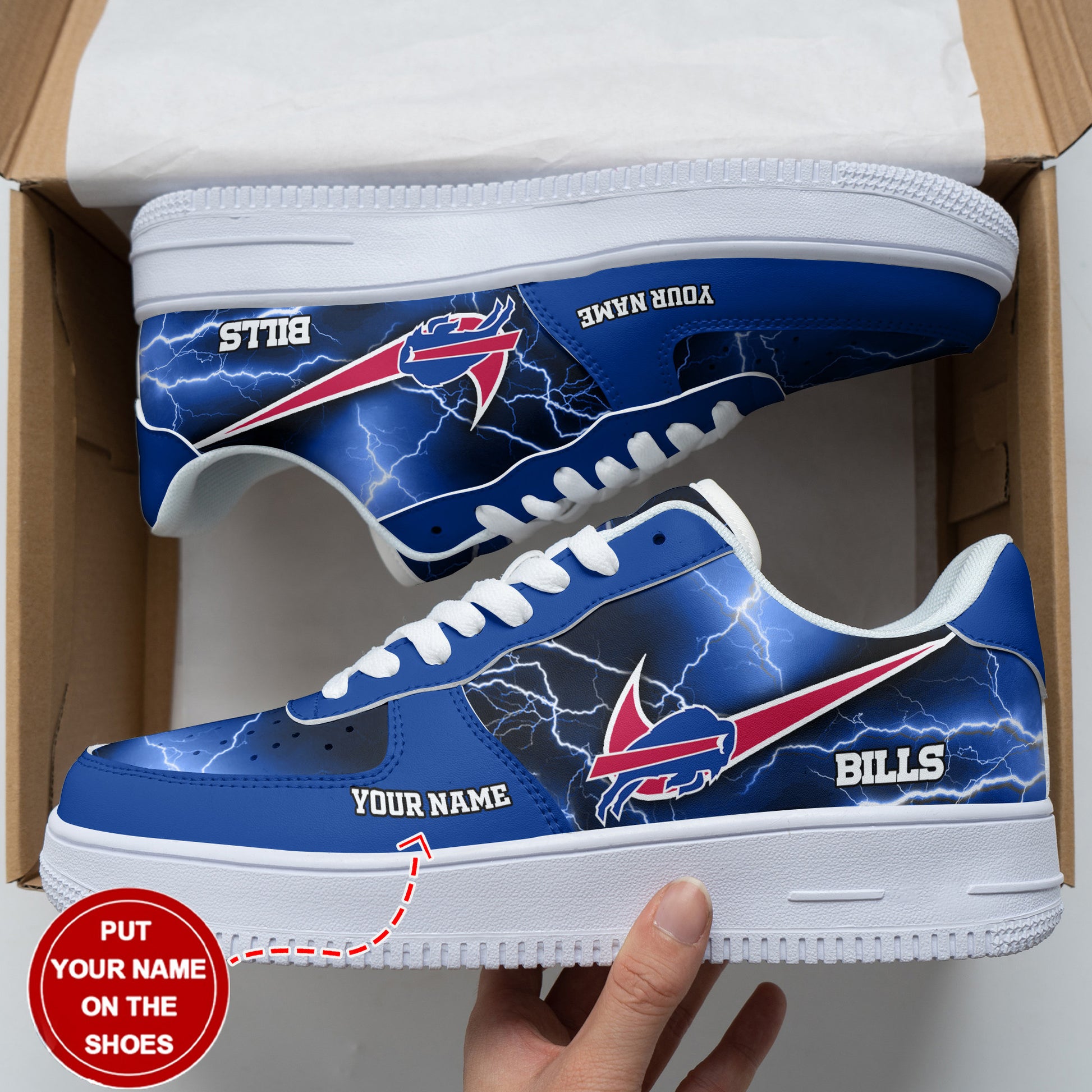 Footwearstorm Buffalo Bills NFL Air Low-Top Sneakers Shoes For Men And Women 1205405