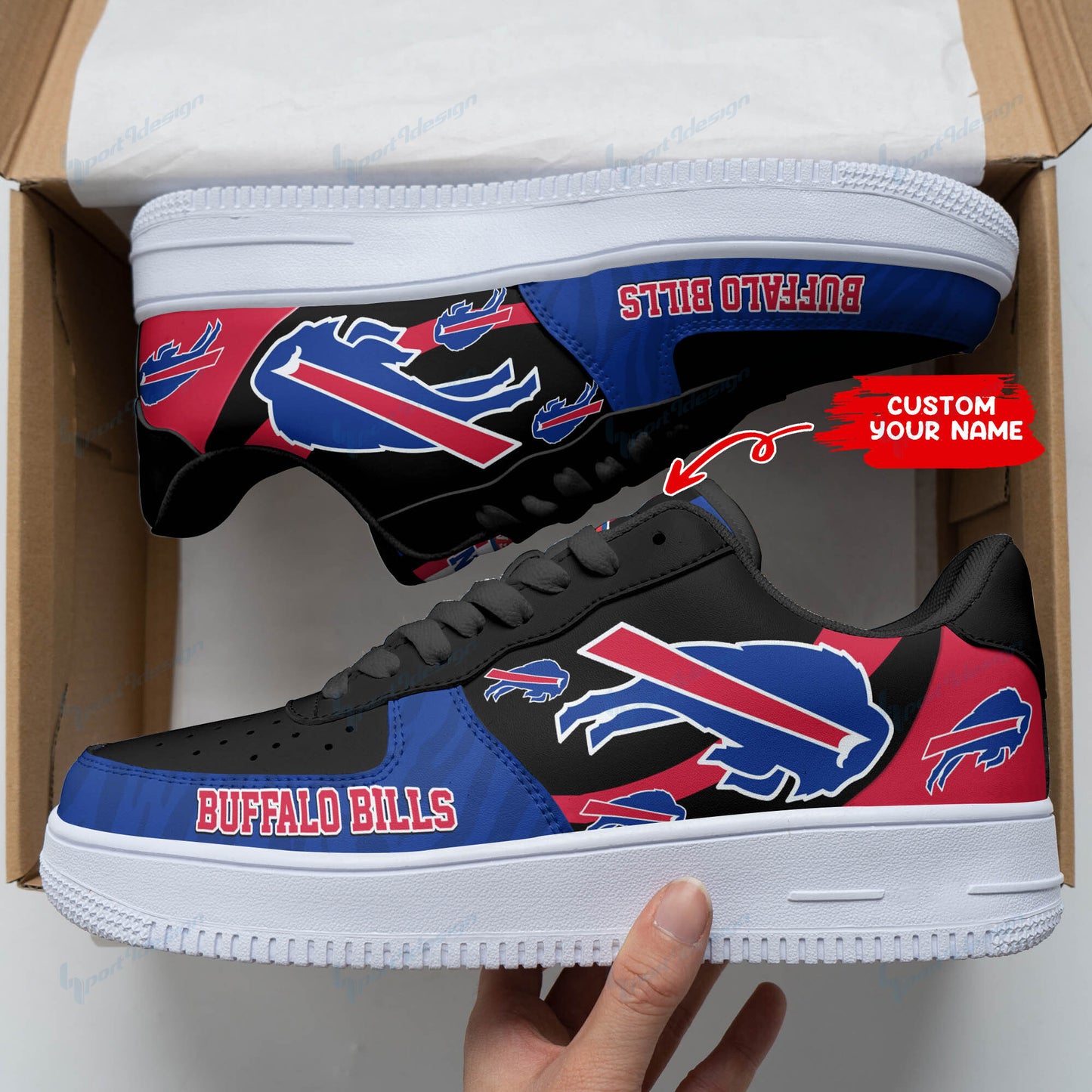 Footwearstorm Buffalo Bills NFL Air Low-Top Sneakers Shoes For Men And Women 1205645