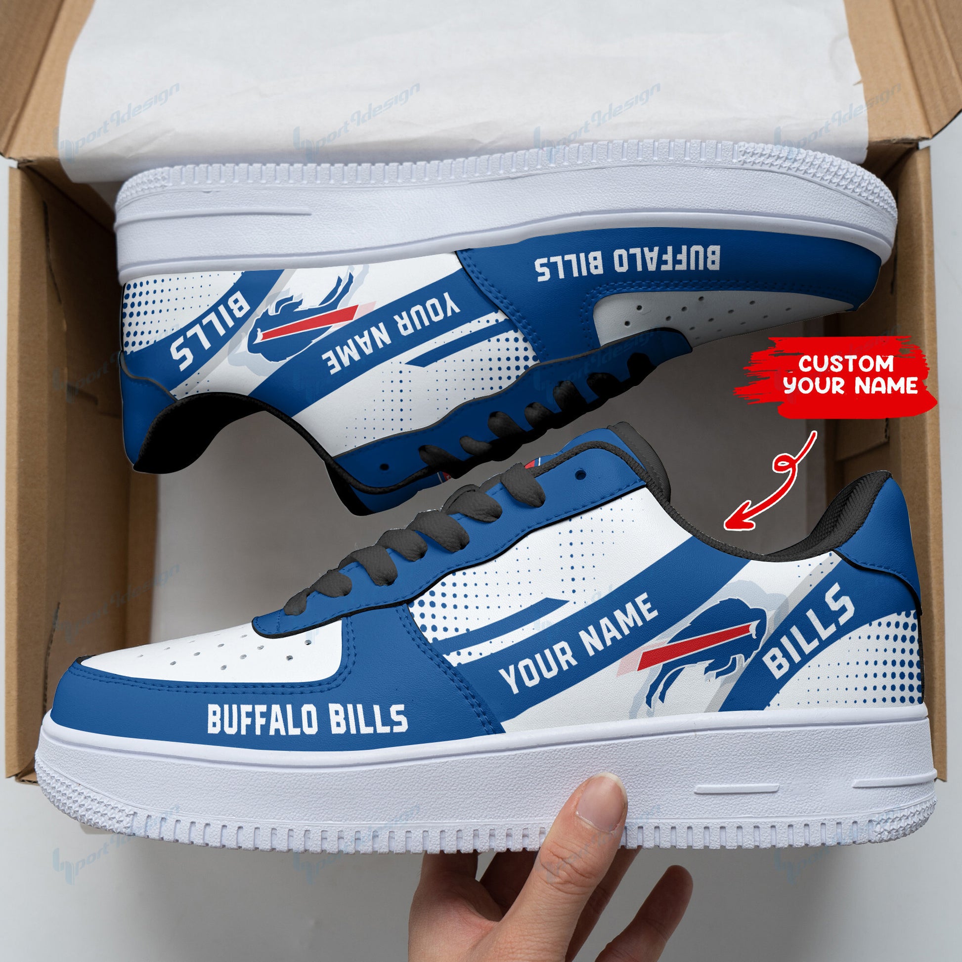 Footwearstorm Buffalo Bills NFL Air Low-Top Sneakers Shoes For Men And Women 1205406