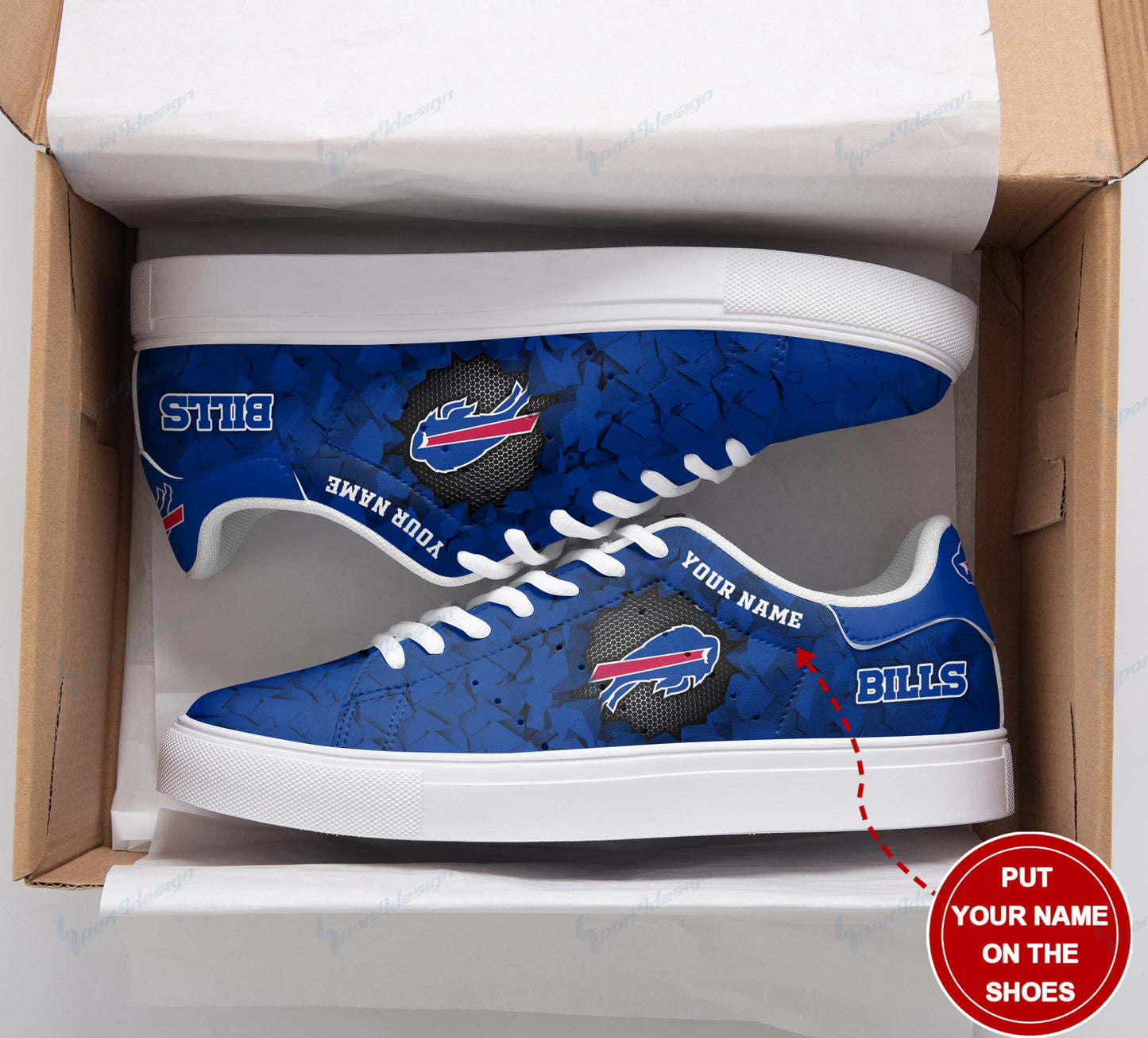 Footwearstorm Buffalo Bills Skate Stan Shoes Sneakes For Men And Women 1