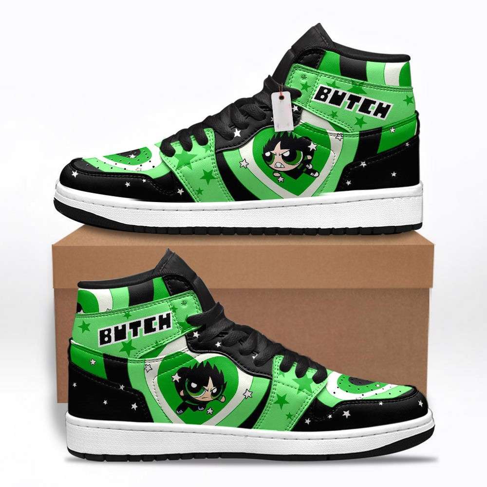 Footwearstorm Butch The Powerpuff Girls AJ1 High Sneakers Shoes For Men And Women 1