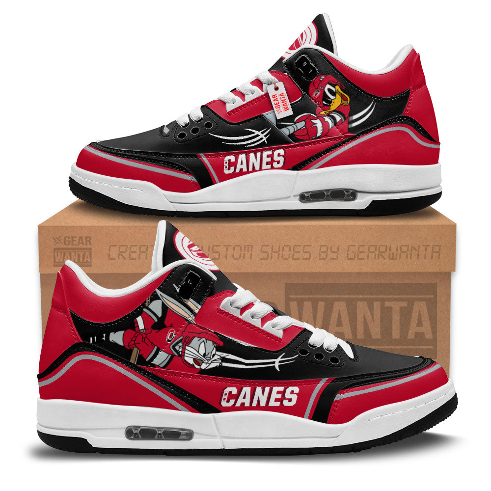 Footwearstorm Carolina Hurricanes AJ3 Sneakers Shoes For Men And Women