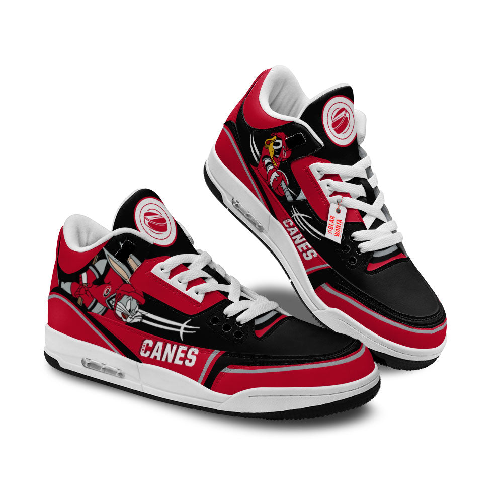 Footwearstorm Carolina Hurricanes AJ3 Sneakers Shoes For Men And Women