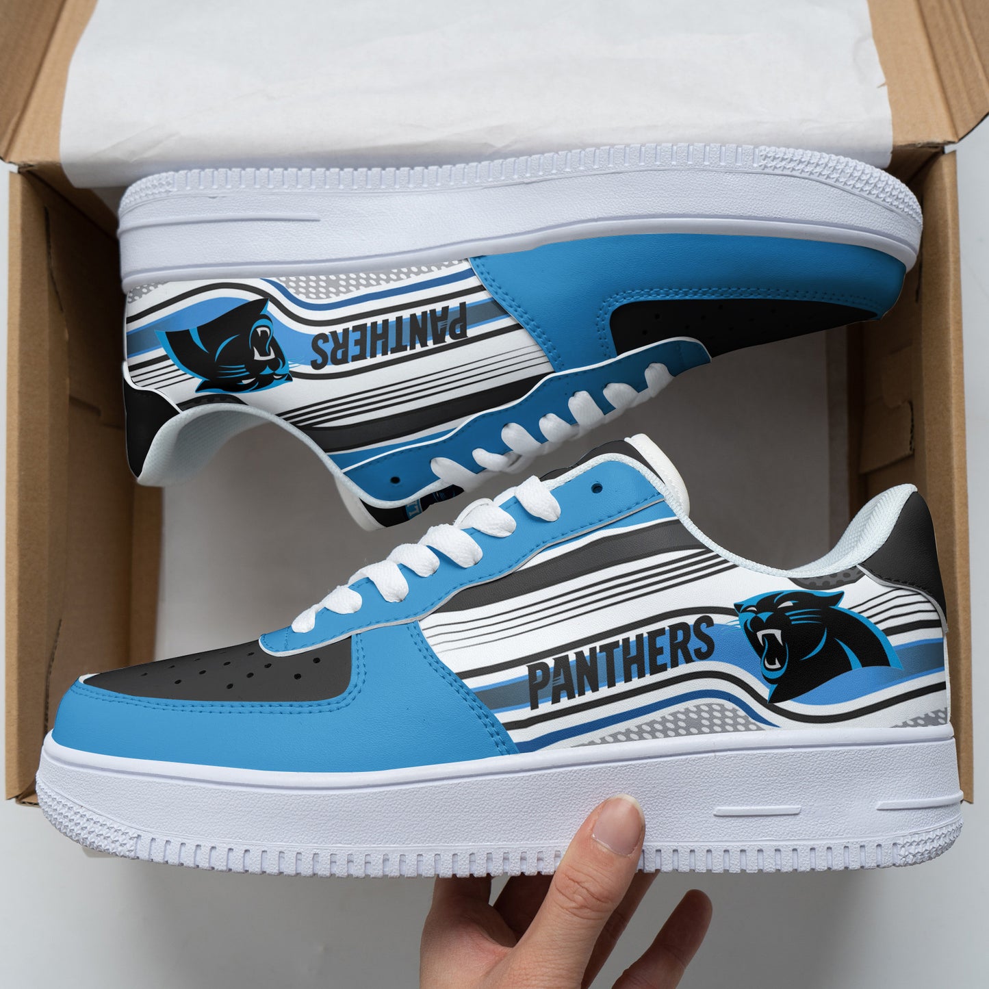 Footwearstorm Carolina Panthers NFL Air Low-Top Sneakers Shoes For Men And Women 1205270