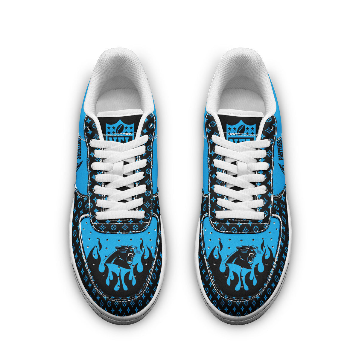 Footwearstorm Carolina Panthers NFL Air Low-Top Sneakers Shoes For Men And Women 1205799