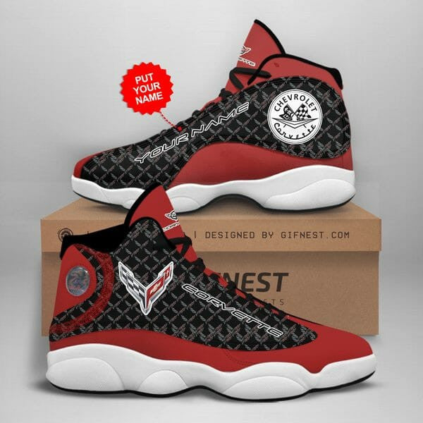 Footwearstorm Chevrolet Corvette AJ13 Sneakers Shoes For Men And Women 1
