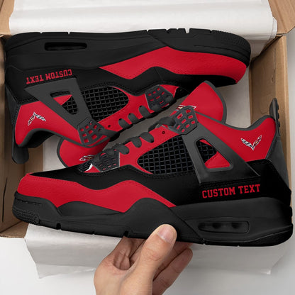 Footwearstorm Chevrolet Corvette AJ4 Sneakers Shoes For Men And Women