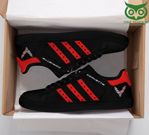 Footwearstorm Chevrolet Corvette Skate Stan Shoes Sneakes For Men And Women 1