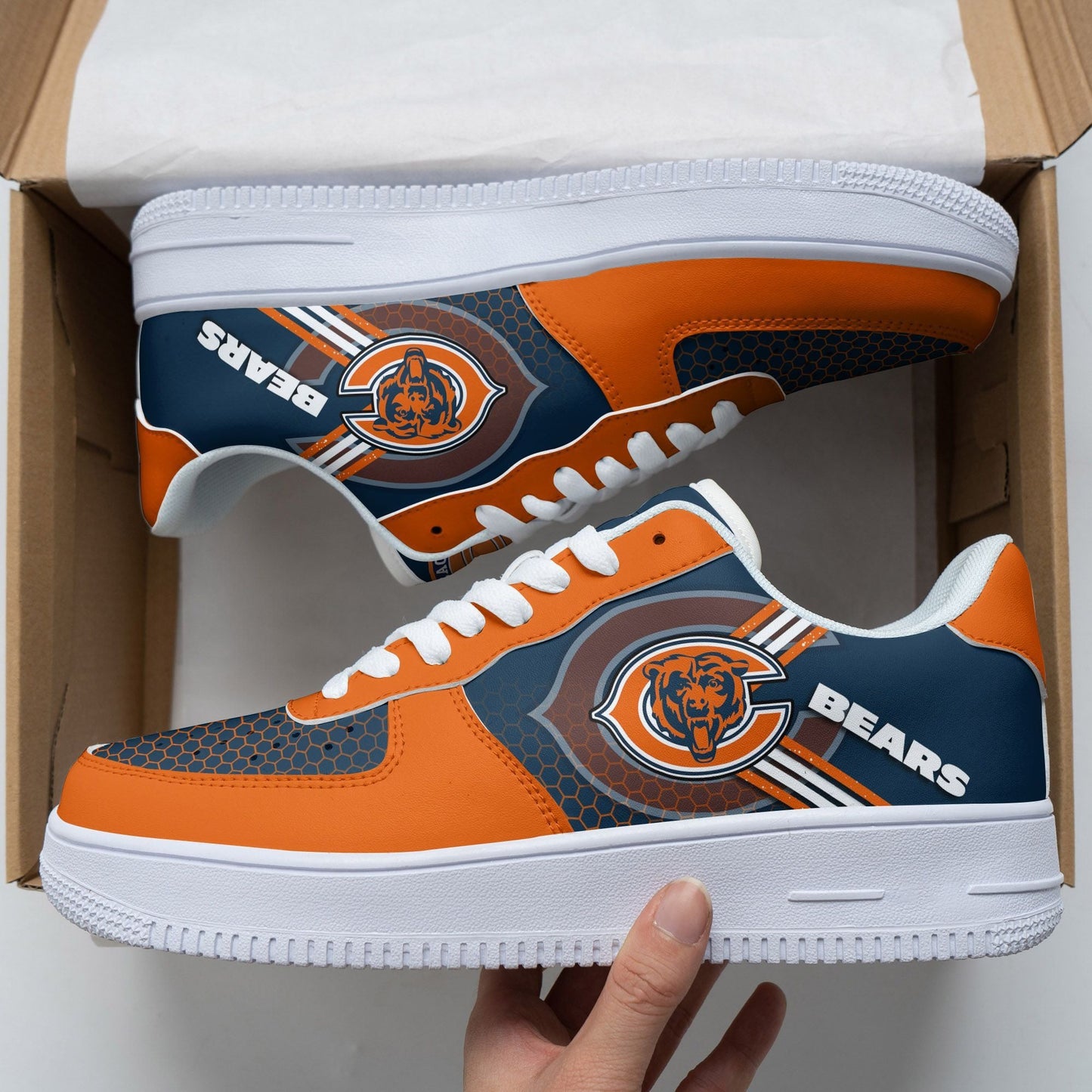 Footwearstorm Chicago Bears Air Low-Top Sneakers Shoes For Men And Women 120596