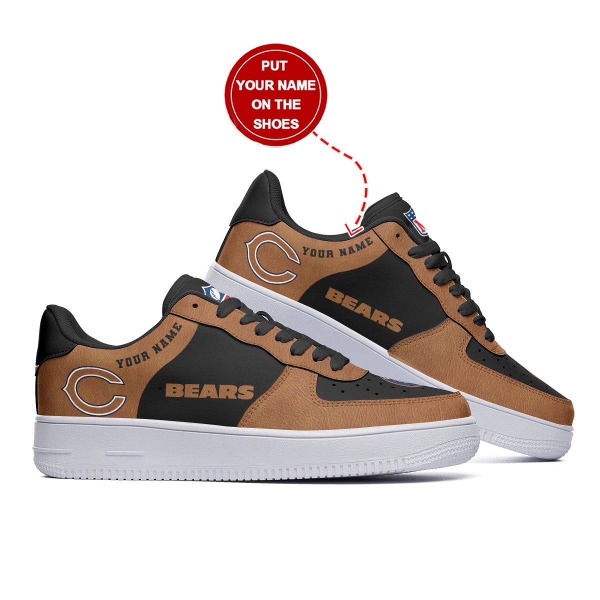 Footwearstorm Chicago Bears Air Low-Top Sneakers Shoes For Men And Women 120550