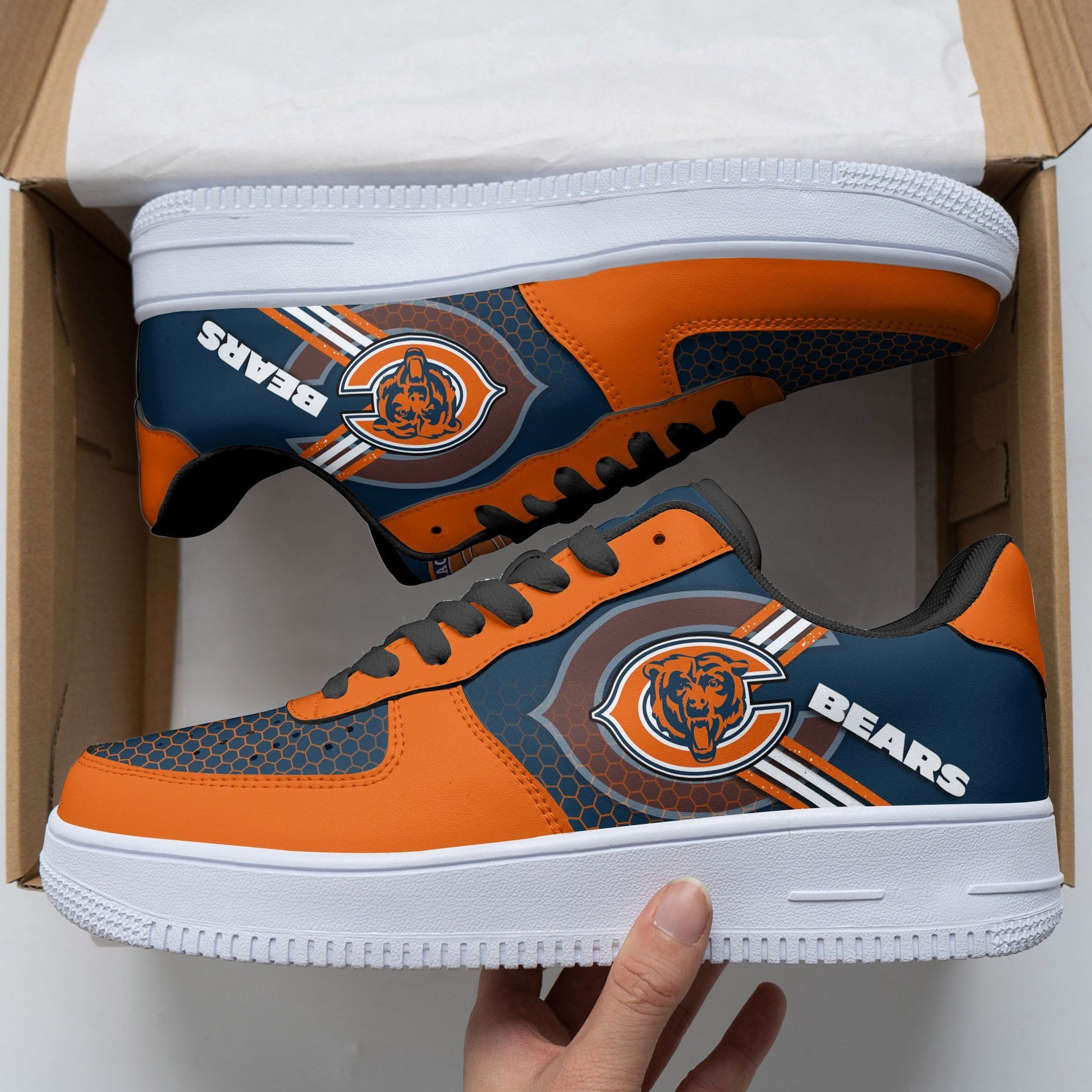Footwearstorm Chicago Bears Air Low-Top Sneakers Shoes For Men And Women 120596