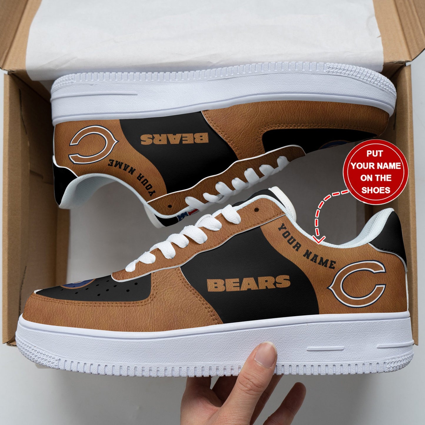 Footwearstorm Chicago Bears Air Low-Top Sneakers Shoes For Men And Women 120550