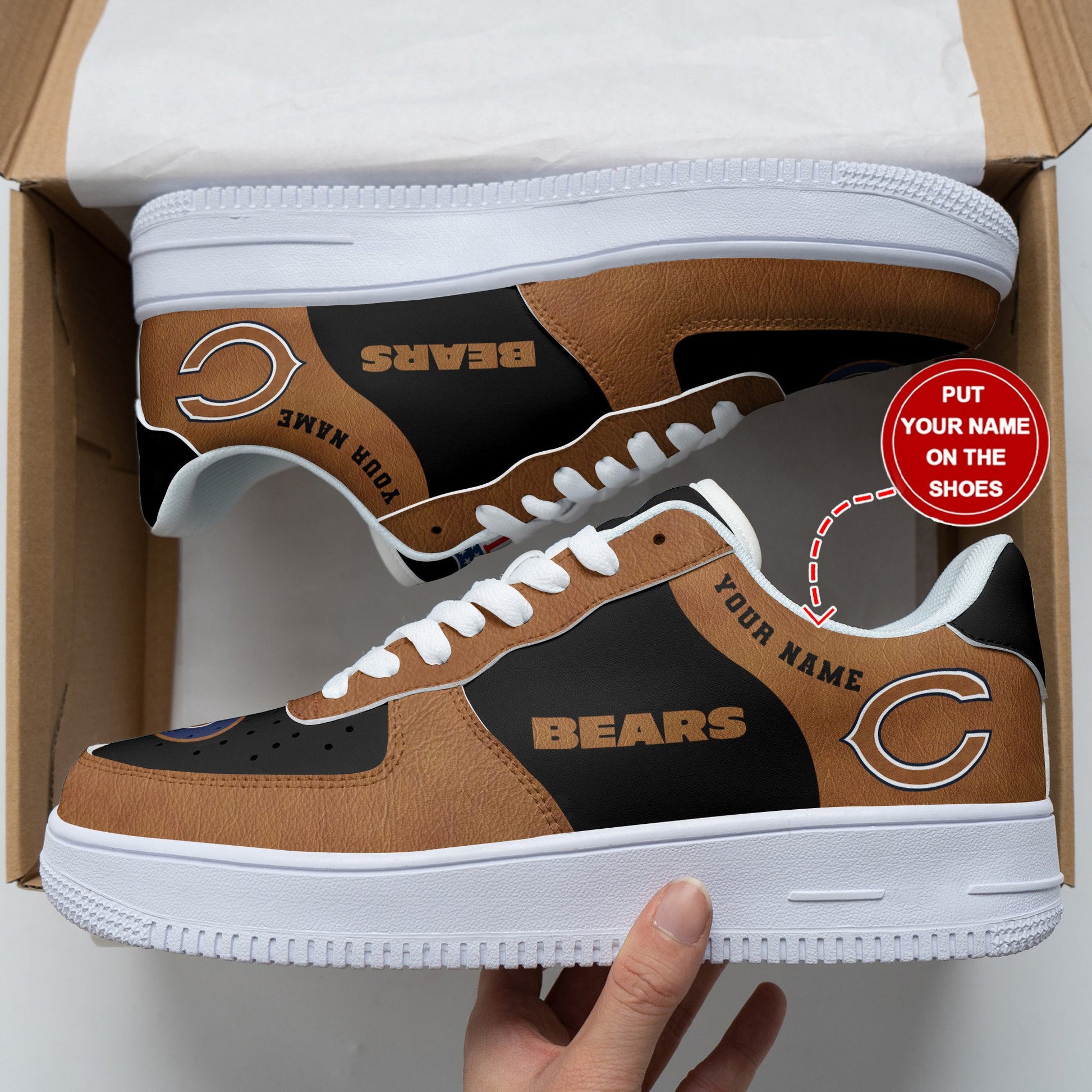 Footwearstorm Chicago Bears Air Low-Top Sneakers Shoes For Men And Women 120550