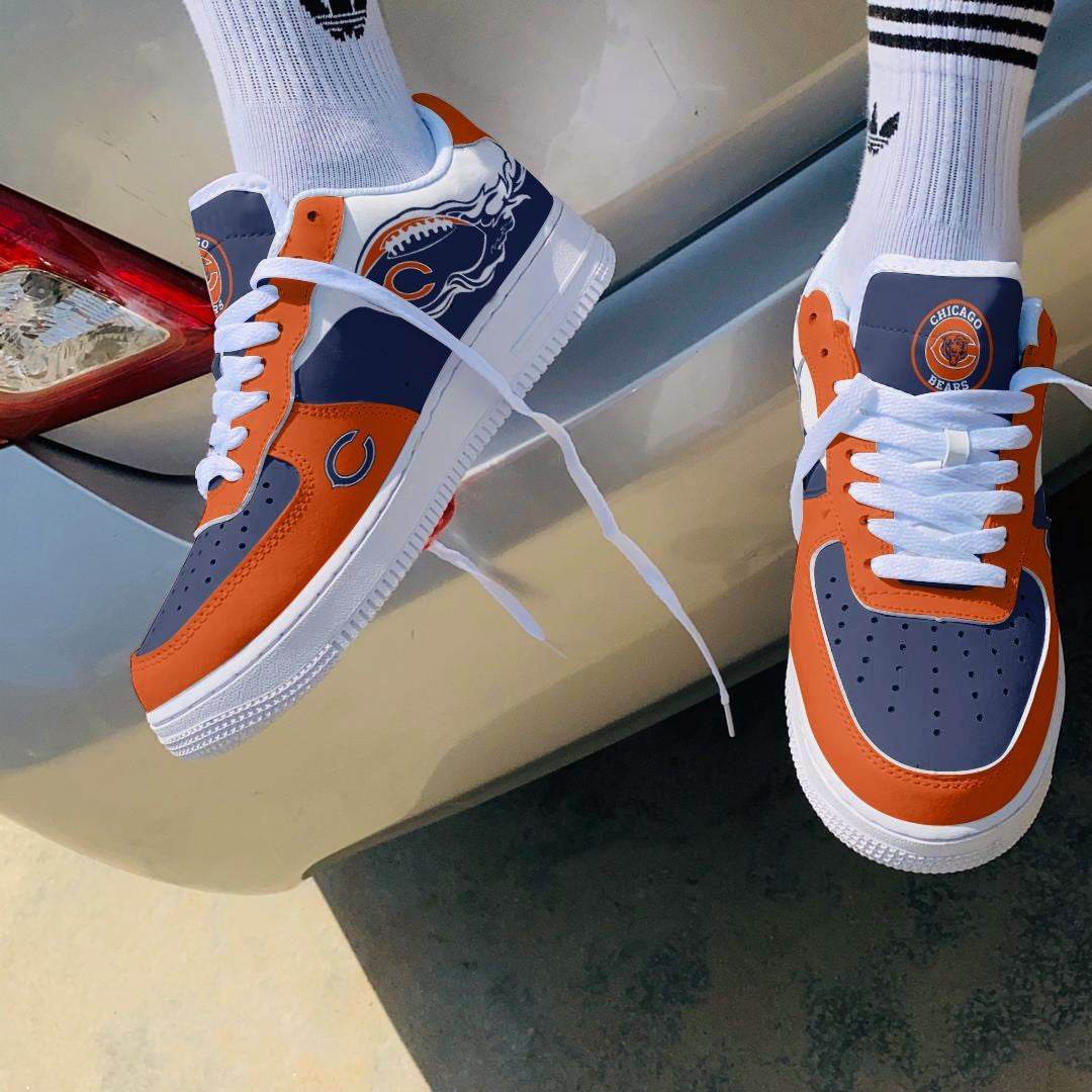 Footwearstorm Chicago Bears NFL Air Low-Top Sneakers Shoes For Men And Women 1205299