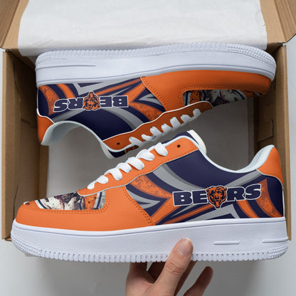 Footwearstorm Chicago Bears NFL Air Low-Top Sneakers Shoes For Men And Women 1205759
