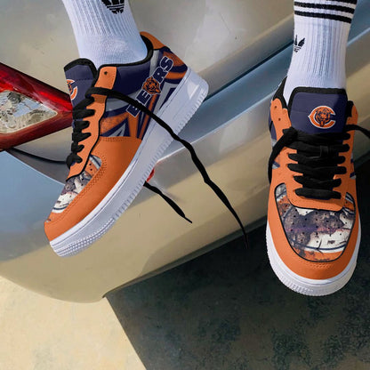 Footwearstorm Chicago Bears NFL Air Low-Top Sneakers Shoes For Men And Women 1205759